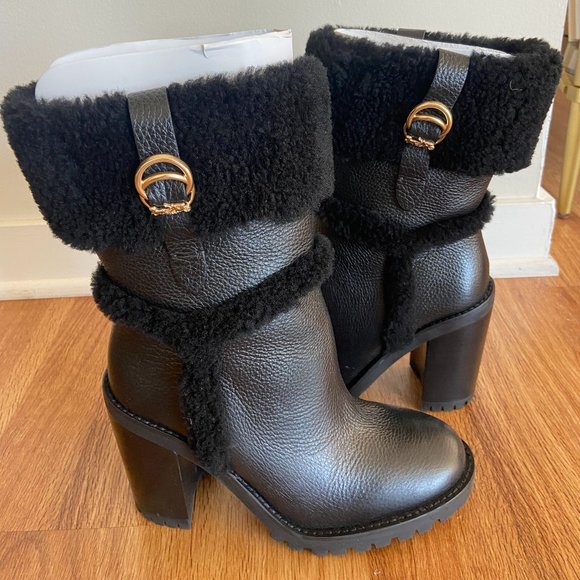 Coach Harlie Bootie, Black, Size 8